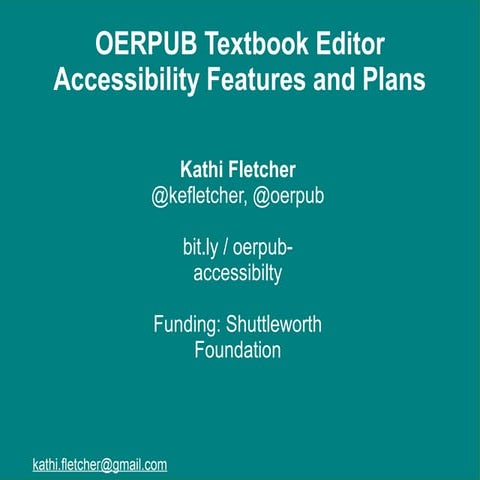 Oerpub editor accessibility features and plans