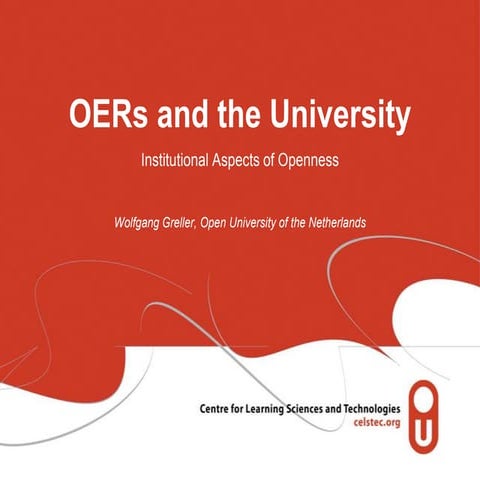 OERs and the University (2011)