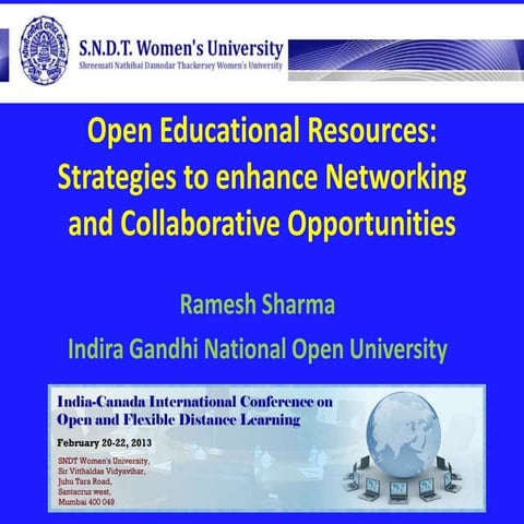 OER Strategies to Enhance Networking and Collaborative Opportunities by Dr…