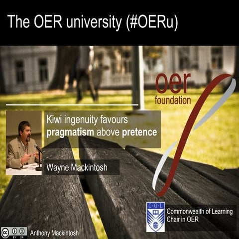 OERu: Kiwi ingenuity favours pragmatism above pretence