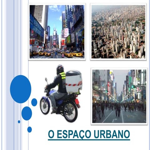 O espaço urbano