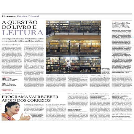 A questão do livro e leitura - O estado de s. paulo   22.04.2012