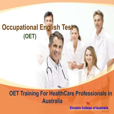 Oet Training for HealthCare Professionals in Australia