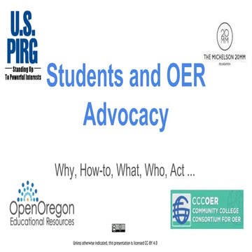 Open Education Week: Students and OER Advocacy