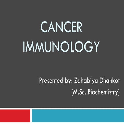 Cancer immunology
