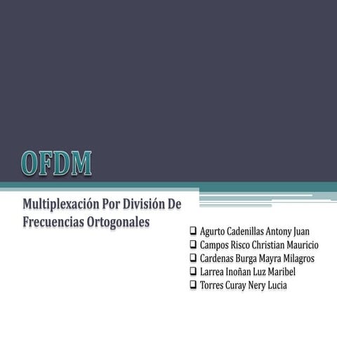 OFDM-UNPRG
