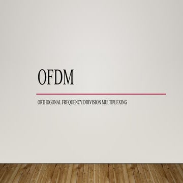 OFDM orthogonal frequency divsion multiplexing.pptx