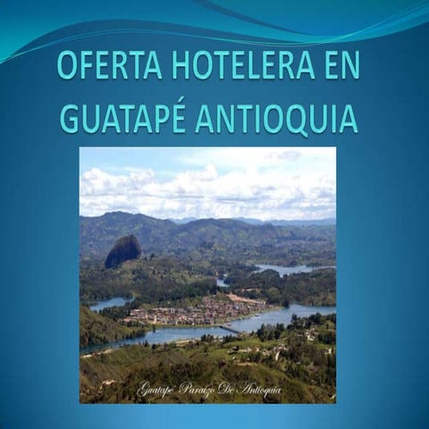 Hoteles  Guatapé/Antioquia