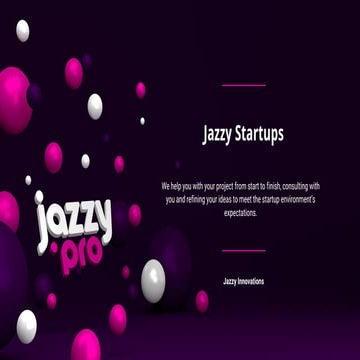 Jazzy Innovations Startups Offer 2016
