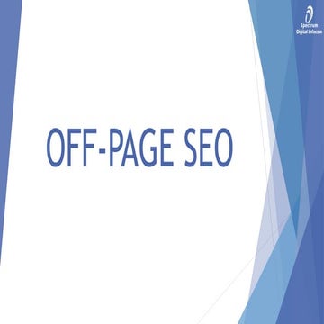 OFF-PAGE SEO