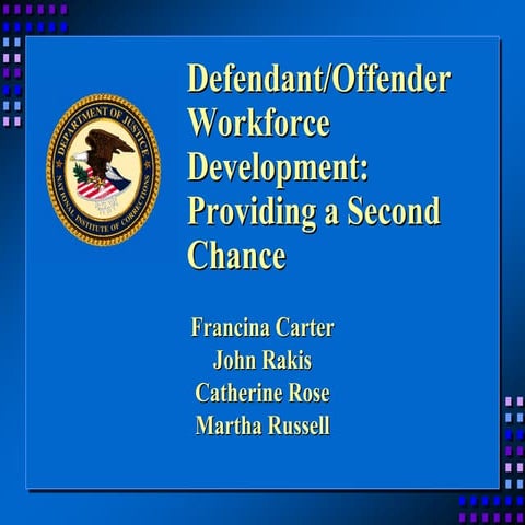 Offender Workforce Development
