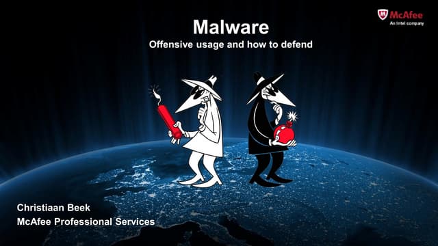 Offensive malware usage and defense
