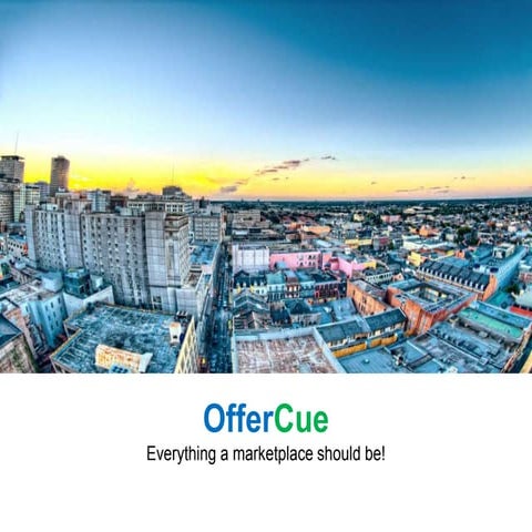Offer cue The marketplace that changes everything