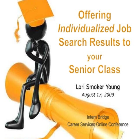 Offering Individualized Job Search Results
