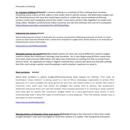 Offical principles of editng