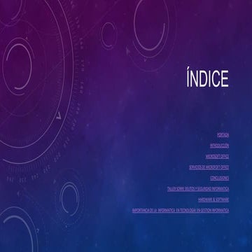 Office y sus herramientas 