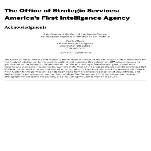 Office ofstrategicservices PDF