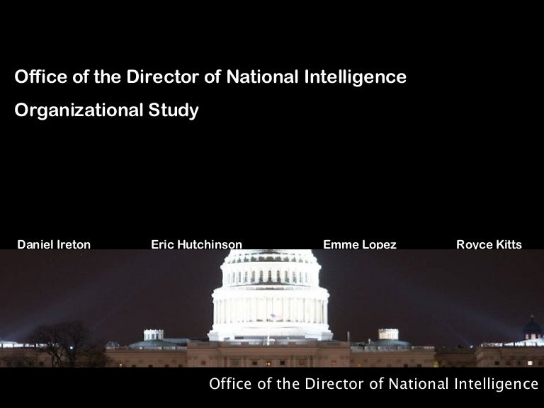 Office Of The Director Of National Intelligence