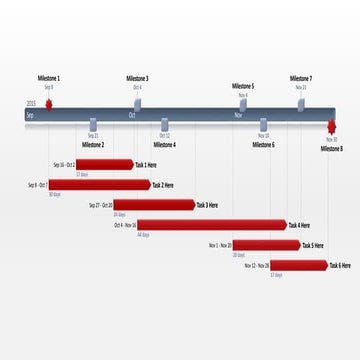 Editable Powerpoint Office schedule template - wide screen
