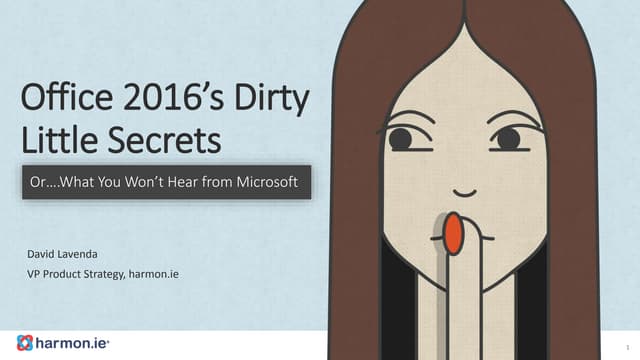 Office 2016s Dirty Little Secret