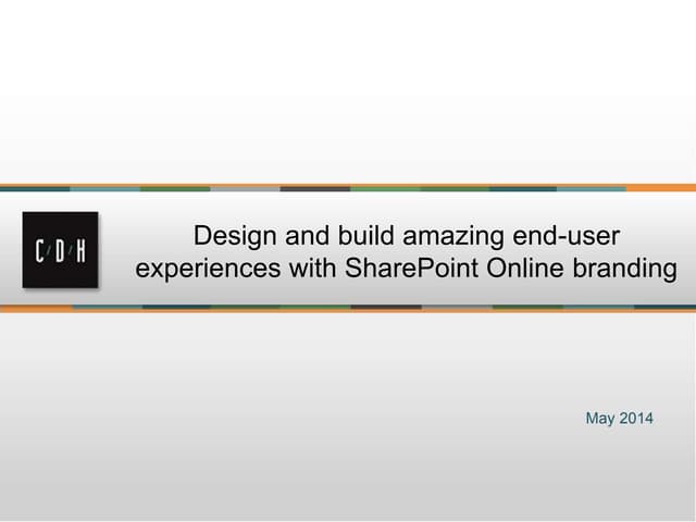 Office 365 branding webinar