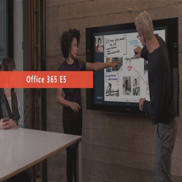 Office 365 E5 présentation fr