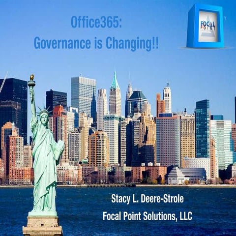 Office365 Governance Is Changing!!