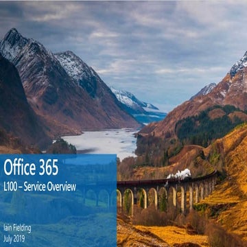 Office365 L100 service overview