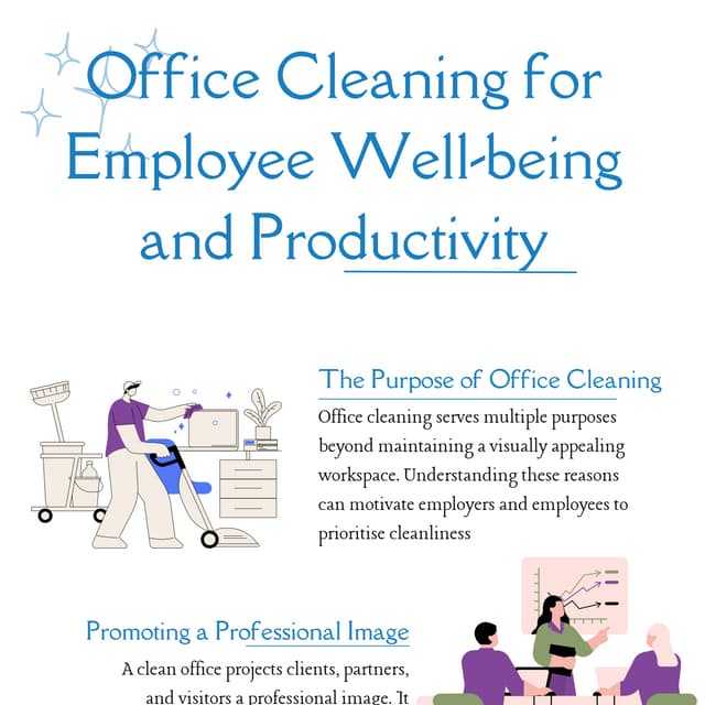 Office Cleaning for Employee Well-being and Productivity ctivity Tips at Office