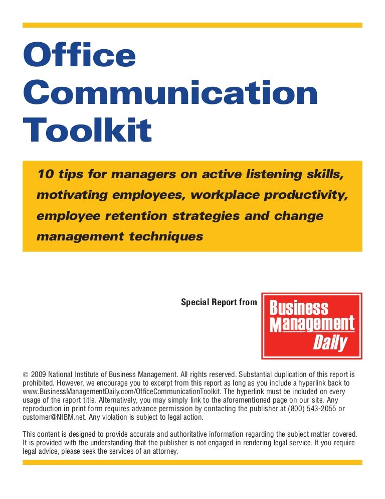 Office Communication Toolkit