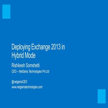 Office connect hybrid microsoft exchange