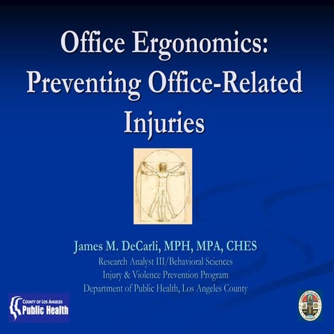 Office Ergonomic Training