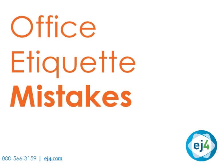 office etiquette