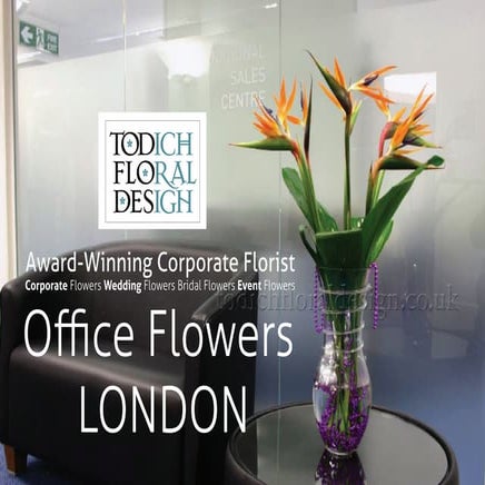 Office Flowers & Plants Delivery by Top London Florist Todich Floral ...