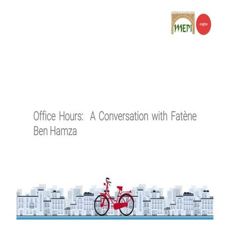 Office hours  a conversation with fatene ben hamza