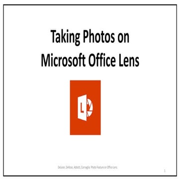 Office lens photos