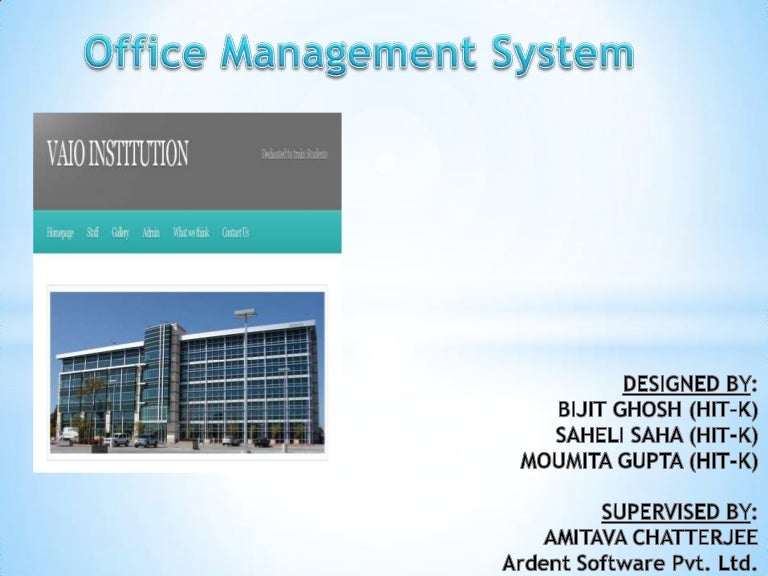 Office managementsystem
