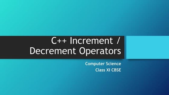 Introduction to programming | PPT image.