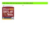 Pdf Official Toefl Ibt Tests Volume 1 Third Edition Ebook