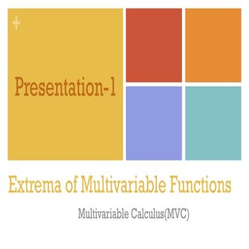Multivariable Calculas Presentation.pptx