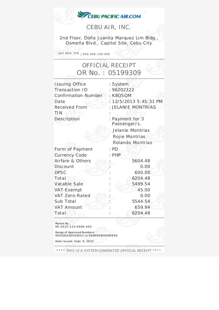 official receipt pdf