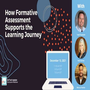 How Formative Assessment Supports the Learning Journey