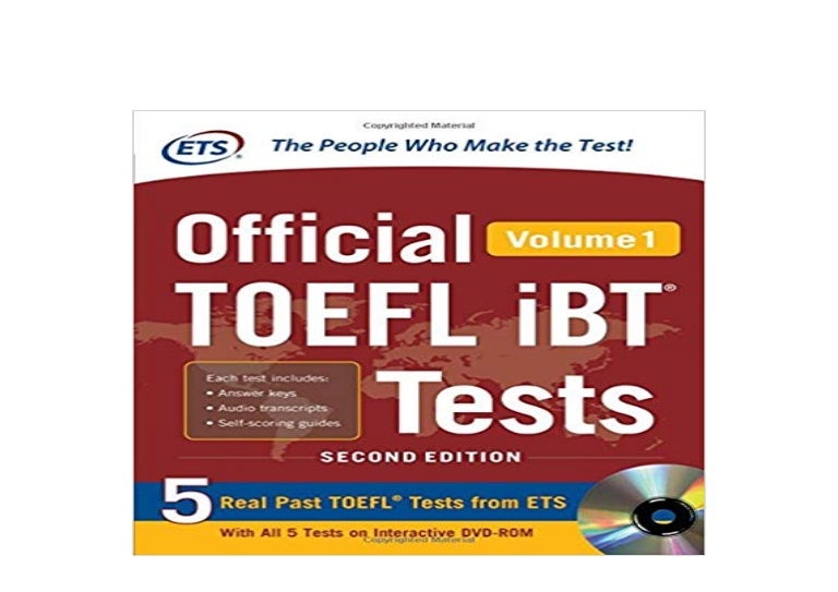 Ebook Download Official Toefl Ibt Tests Volume 1 2nd Edition Ful