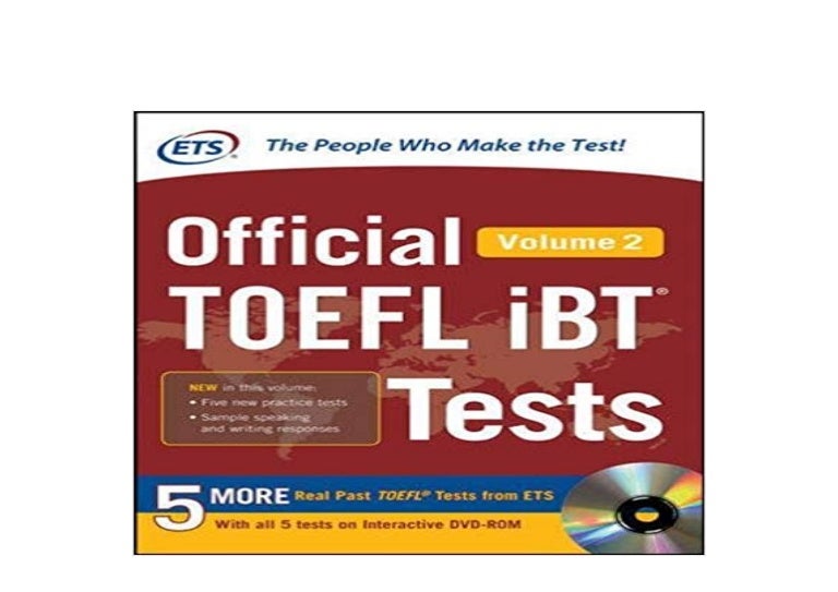 Download E Book Official Toefl Ibt Tests Volume 2 1st Edition On