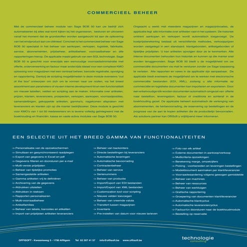 Offisoft commercieel beheer