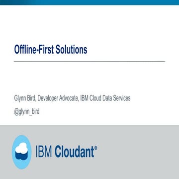 Offline first solutions   highland web group - december 2015