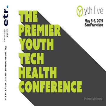 YTH Live 2019 (youth+tech+health): Online to Offline Impact Measurement