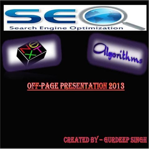 All new SEO Off Page Techniques 2013
