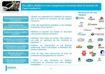 weave - Offre agroalimentaire
