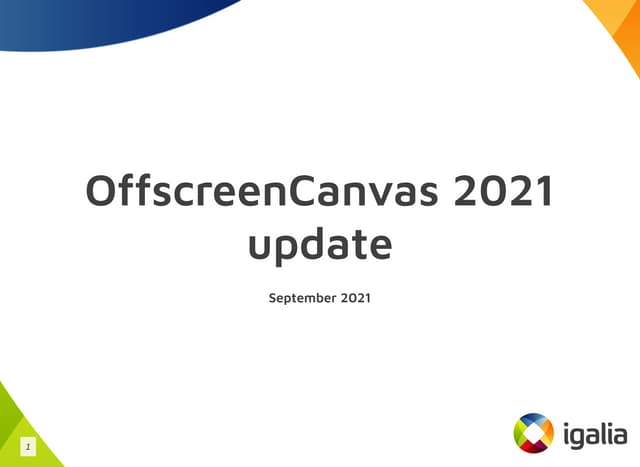 Offscreen canvas 2021 update